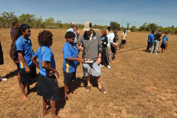 Tiwi kids enjoy sportfishing clinic